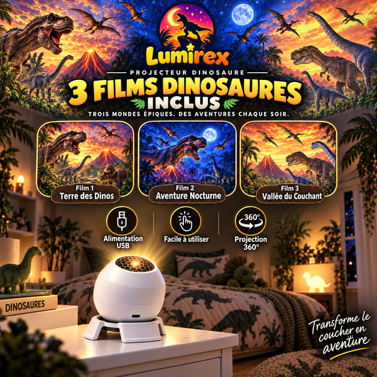 Lumirex – Projecteur Dinosaure
